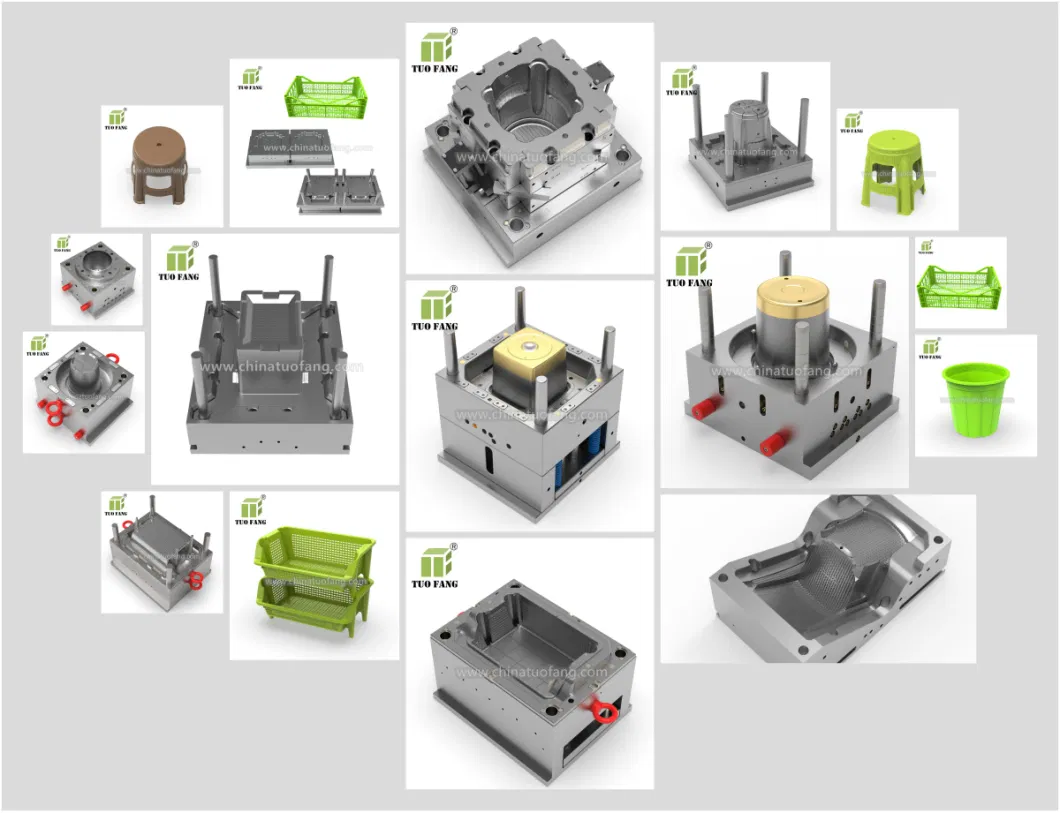 Commodity Mould for Plastic Injection Vegetables Crate/Box Mould